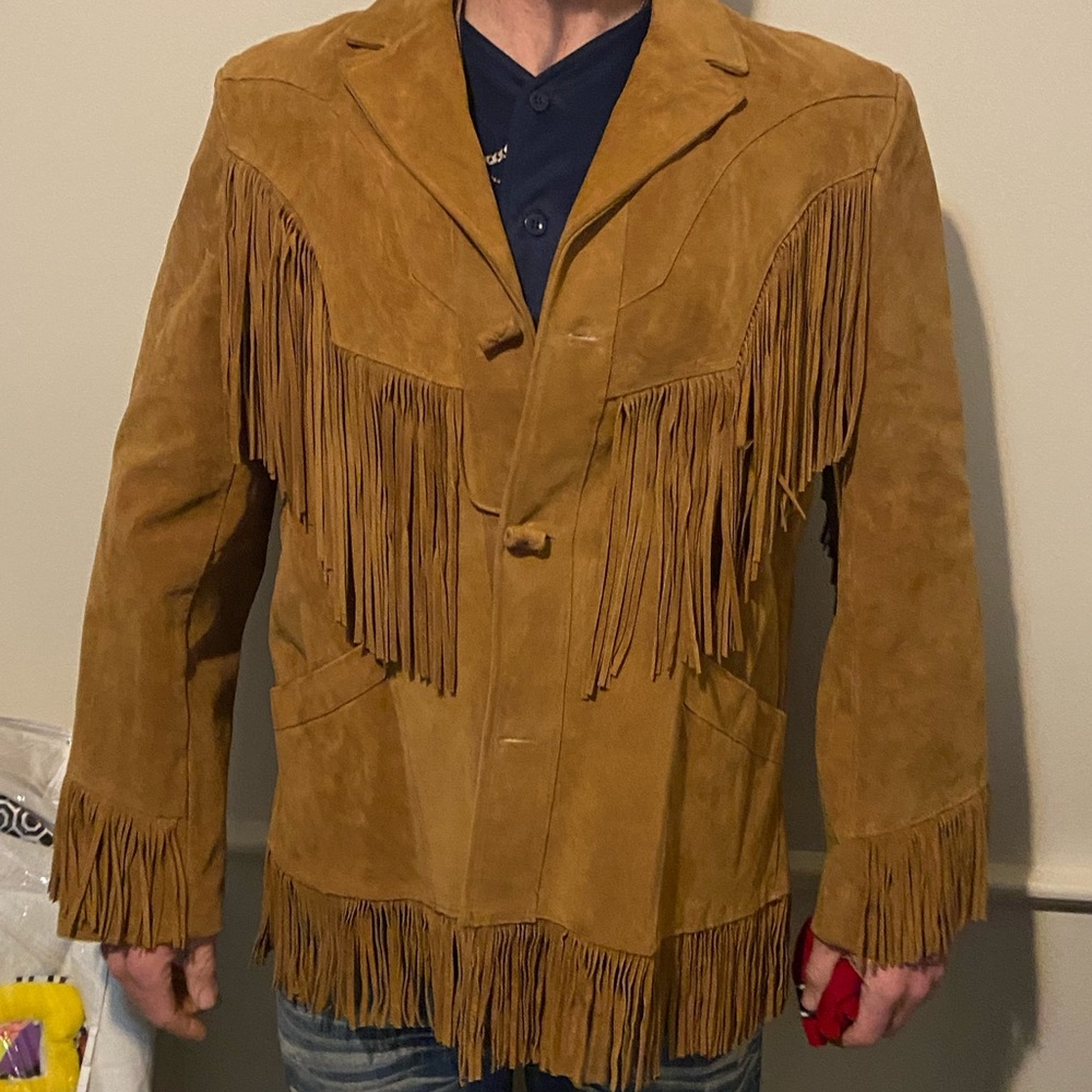 Pioneer men’s leather jacket